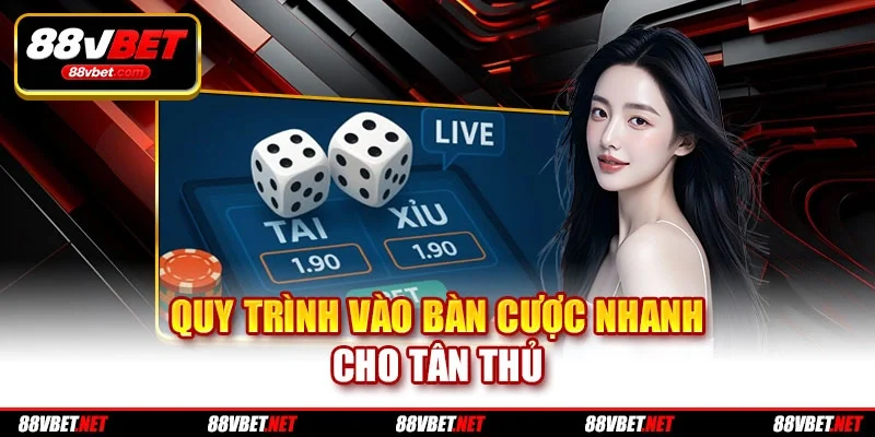 Quy trình vào bàn cược nhanh cho tân thủ
